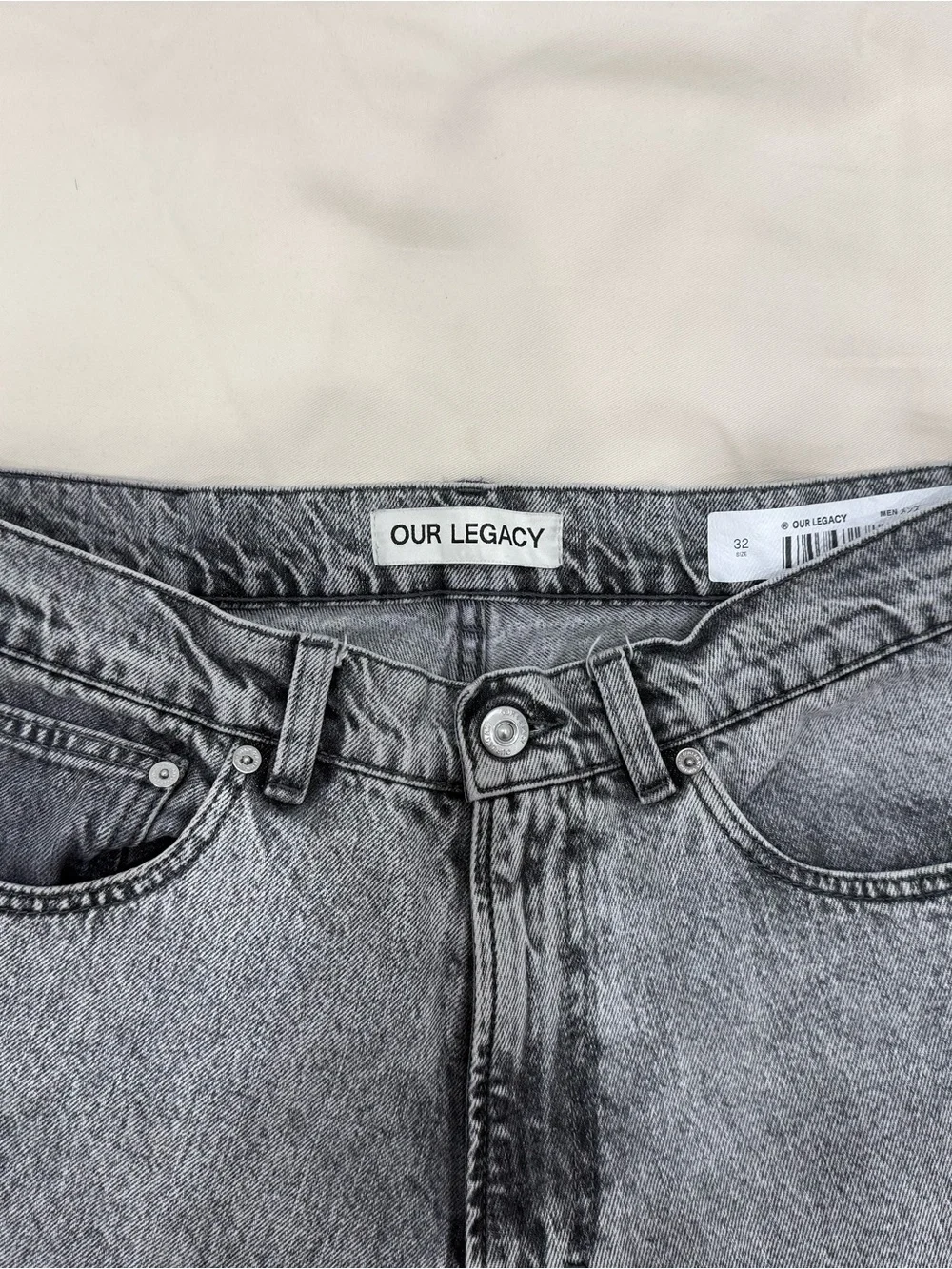 Our Legacy Gray Third Cut Jeans